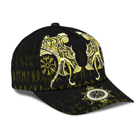 viking-classic-cap-fenrir-raven-and-vegvisir-tattoo-yellow