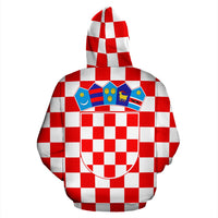 Croatia Football Hoodie - Wonder Print Shop