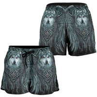 viking-womens-shorts-spiral-wolf-spirit
