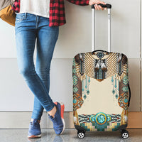 Brown Pattern Breastplate Native American Luggage Covers LT10 - Wonder Print Shop