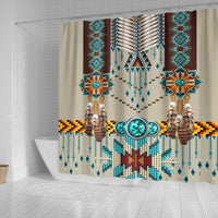 turquoise-blue-pattern-breastplate-native-american-shower-curtain-gb-nat00069-scur01