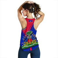 Haiti Women's Racerback Tank - Haitian Pride - Wonder Print Shop