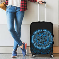 Viking Luggage Covers - Raven Celtic Cyan RLT12 - Wonder Print Shop