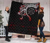 Viking Premium Quilt, Dragon and Vegvisir Blood Tattoo RLT12 - Wonder Print Shop