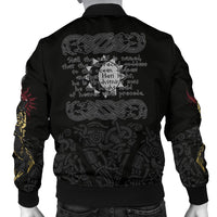Viking Men's Bomber Jacket The Wolves Skoll and Hati RLT12 - Wonder Print Shop