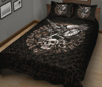 Viking Warrior Tattoo Odin Quilt Bed Set RLT12 - Wonder Print Shop