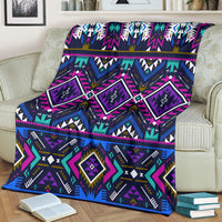 purple-tribe-pattern-blanket