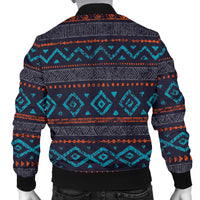 Seamless Ethnic Ornaments Men's Bomber Jacket LT10 - Wonder Print Shop