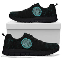 Viking Sneakers - Viking Bear Claws Cyan Tattoo RLT12 - Wonder Print Shop