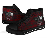 viking-high-top-shoes-raven-of-odin-and-symbol-viking-on-blood-background