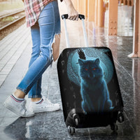 Viking Luggage Covers, Fenrir Viking Wolf and Moon RLT12 - Wonder Print Shop