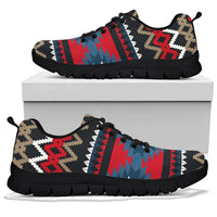 Native American Ornamental Pattern Sneakers LT10 - Wonder Print Shop