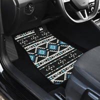 Native American Ethnic Seamless Pattern Front and Back Car Mats Set Of 4 LT10 - Wonder Print Shop