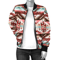 Red Vector Women's Bomber Jacket LT10 - Wonder Print Shop