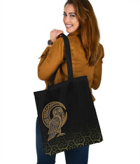 viking-tote-bag-owl-celtic-on-triskels-background