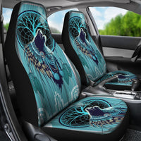 Native American Indian Wolf 3D Car Seat Covers LT10 - Wonder Print Shop