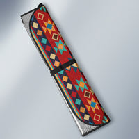 native-american-geometric-red-and-green-pattern-auto-sun-shades