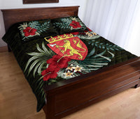 Norway Quilt Bed Set Special Hibiscus RLT12 - Wonder Print Shop