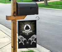 Viking Garden Flag Raven, Valknut and Vegvisir RLT12 - Wonder Print Shop