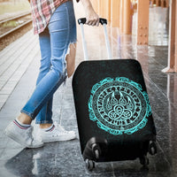 Viking Luggage Covers - Viking Bear Claws Cyan Tattoo RLT12 - Wonder Print Shop