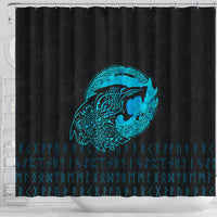 viking-shower-curtain-fenrir-wolf-cyan