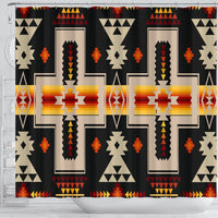 black-native-tribes-pattern-native-american-shower-curtain
