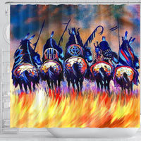 warriors-native-american-shower-curtain