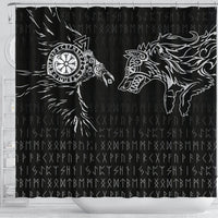 viking-shower-curtain-raven-and-wolf-special-tattoo