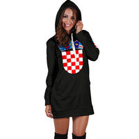 Croatia Hoodie Dress - Wonder Print Shop