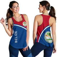 Belize Women's Racerback Tank - Curve Version - Wonder Print Shop