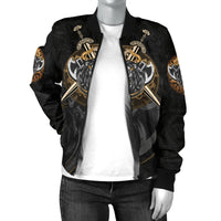 Viking Women's Bomber Jacket Lion RLT12 - Wonder Print Shop