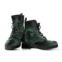 viking-leather-boots-ethnic-odin-raven-green