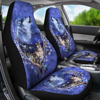 Wolve Native American Car Seat Covers LT10 - Wonder Print Shop