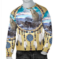 Wolves Dreamcatcher Native American 3D Sweatshirt LT10 - Wonder Print Shop