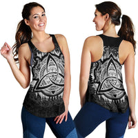 Viking Women's Racerback Tank - Dragon Celtic RLT12 - Wonder Print Shop