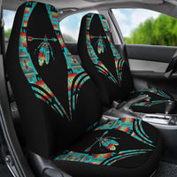 Pattern Feather Native American Car Seat Cover LT10 - Wonder Print Shop