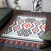 Purple Tribal Design Area Rug LT10 - Wonder Print Shop