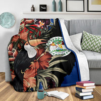 belize-premium-blanket-belize-national-flag-with-toucan-and-black-orchid