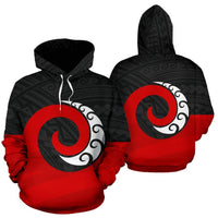 Koru Maori New Zealand Hoodie - Wonder Print Shop