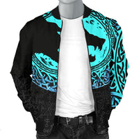 Viking Men's Bomber Jacket - Fenrir Norse Wolf RLT12 - Wonder Print Shop