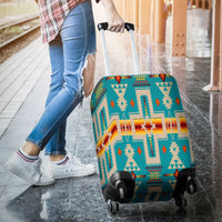 Turquoise Tribe Design Native American Luggage Covers LT10 - Wonder Print Shop