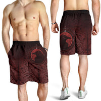 viking-mens-shorts-ethnic-odin-raven-red