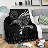 viking-blanket-the-raven-of-odin-tattoo