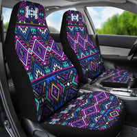 Purple Tribe Pattern Car Seat Covers LT10 - Wonder Print Shop