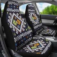 Pattern Blue Car Seat Cover LT10 - Wonder Print Shop