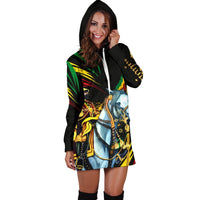 Ethiopia Emperor Haile Selassie Hoodie Dress - Wonder Print Shop