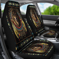 Wolf Dreamcatcher Native American Car Seat Covers LT10 - Wonder Print Shop