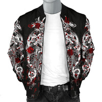 Viking Tyr Tattoo Blood Men's Bomber Jacket RLT12 - Wonder Print Shop