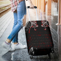 Viking Luggage Covers - Double Dragon Tattoo and Vegvisir Blood RLT12 - Wonder Print Shop
