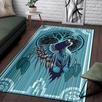 Wolf Chief Native American Area Rug LT10 - Wonder Print Shop